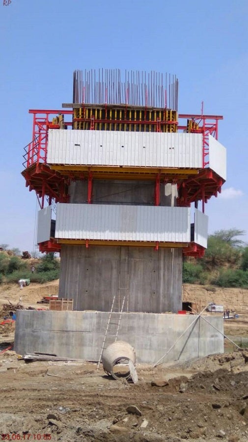 HFL Bridge Across River Chambal.