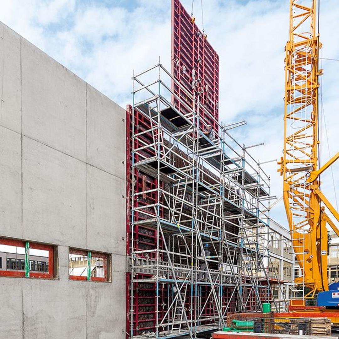 Anvendes uden ankre og ballast foran forskalling og vægge