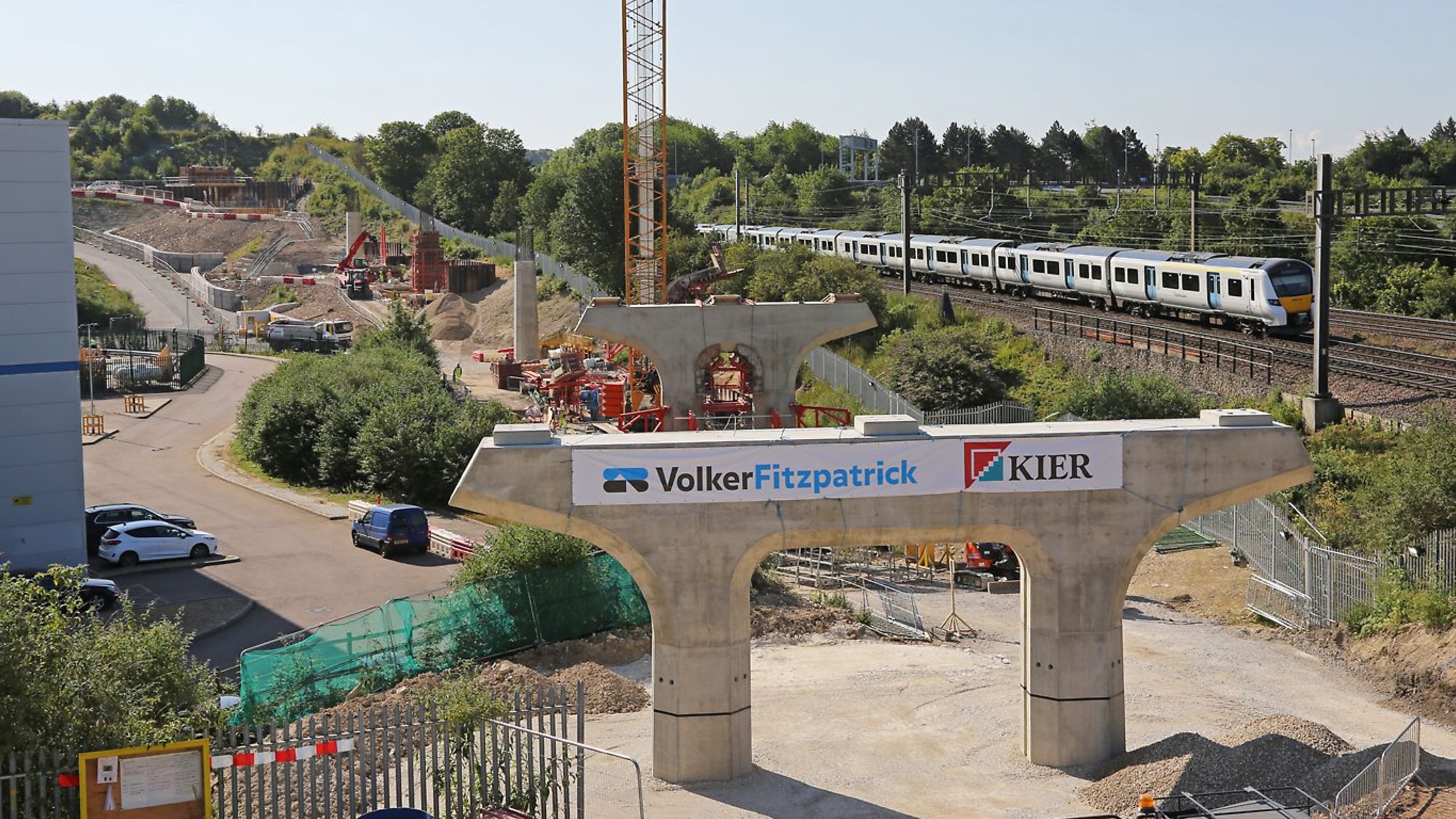 Infrastructure formwork for a driverless rail link service.