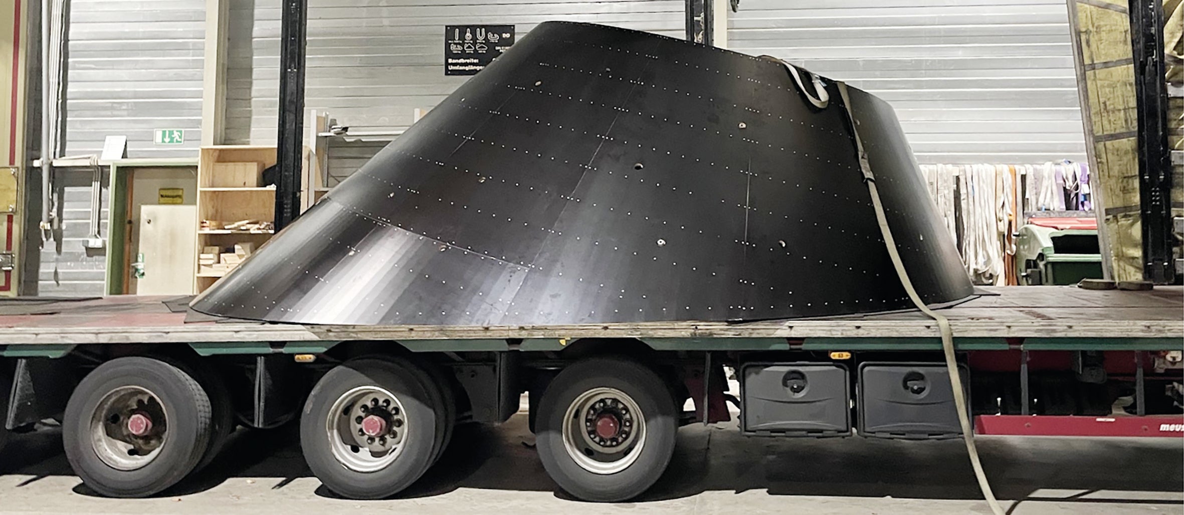 Transporte del encofrado especial <br/>(Foto: PERI SE)<br/>