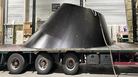 Transporte del encofrado especial <br/>(Foto: PERI SE)<br/>