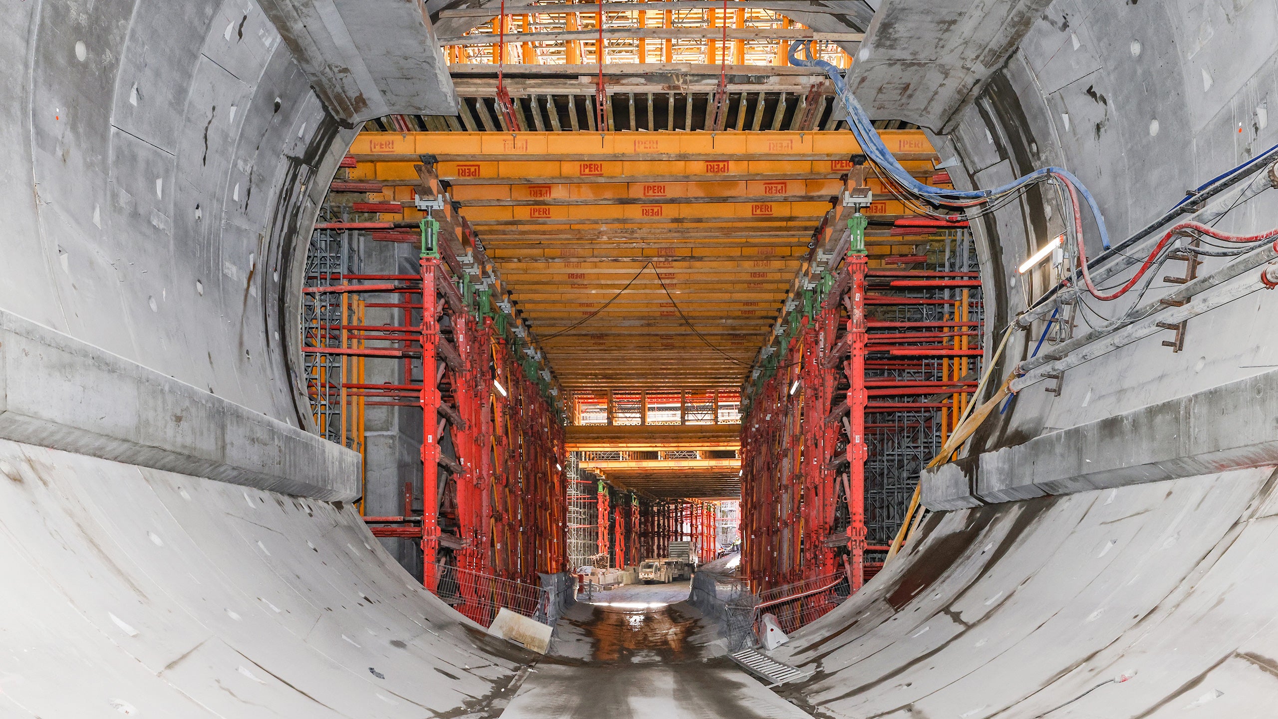 Budowa tunelu pod Świną