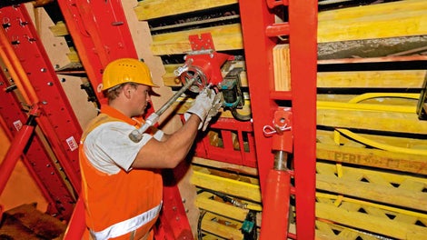 Concrete pump connections and vibrators are planned and supplied according to needs and requirements.