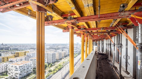 MULTIPROP Stützen unterstützen Stahlriegel Deckentische und SRU Bühnen