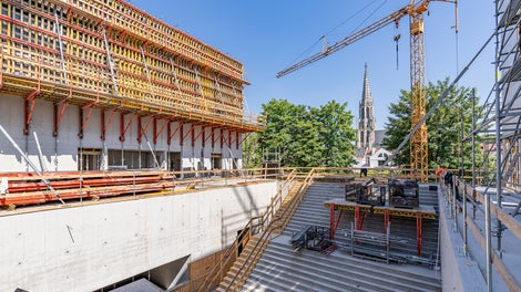 Budowa nowego gmachu Akademii Muzycznej w Katowicach.