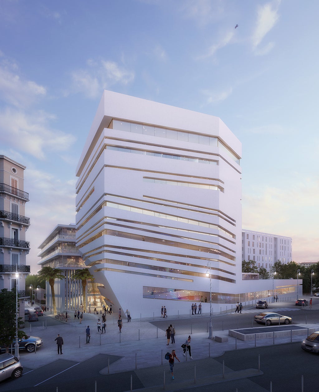 Vue architecturale du bâtiment ESAD (Ecole Supérieure d'Art et de Design)