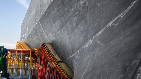 V&amp;A Muuseumi lõplik kuju avaldus pärast raketise lahtivõtmist. (Foto: PERI GmbH)<br/>