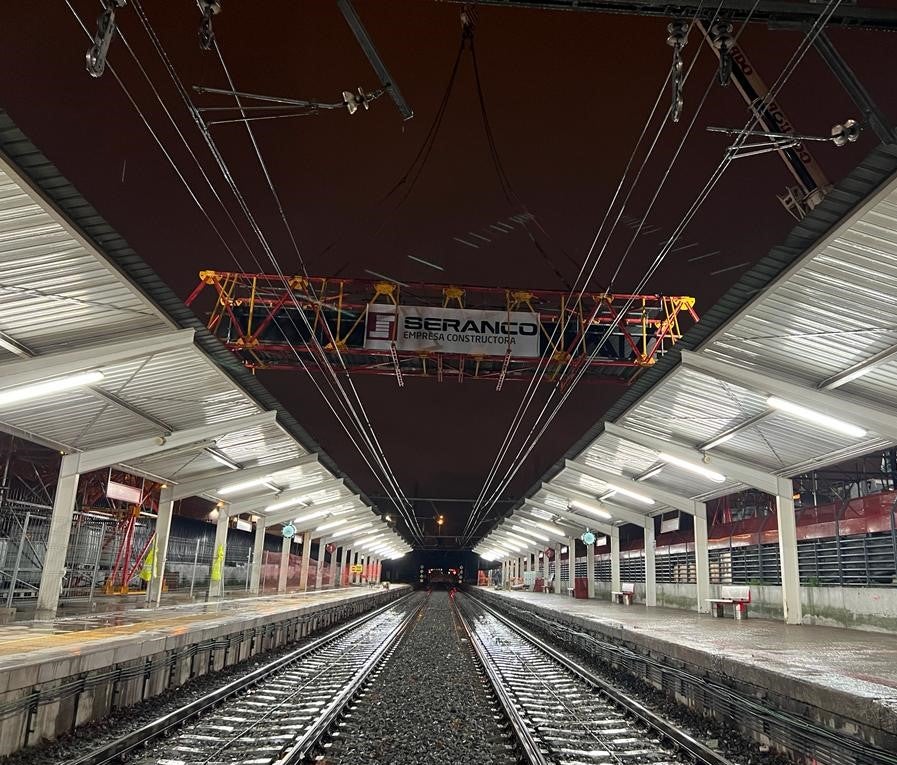 Pasarela provisional, Estación de Orcasitas