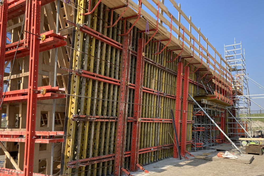 Voor centerpen optimalisatie is gebruik gemaakt van het PERI VARIOKIT systeem.