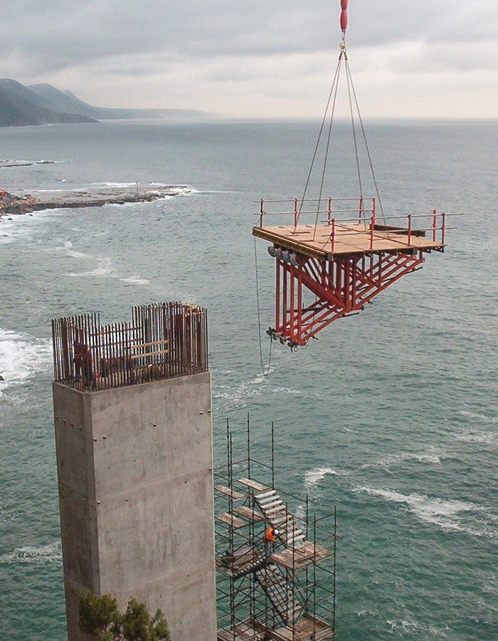 SB Platform being installed