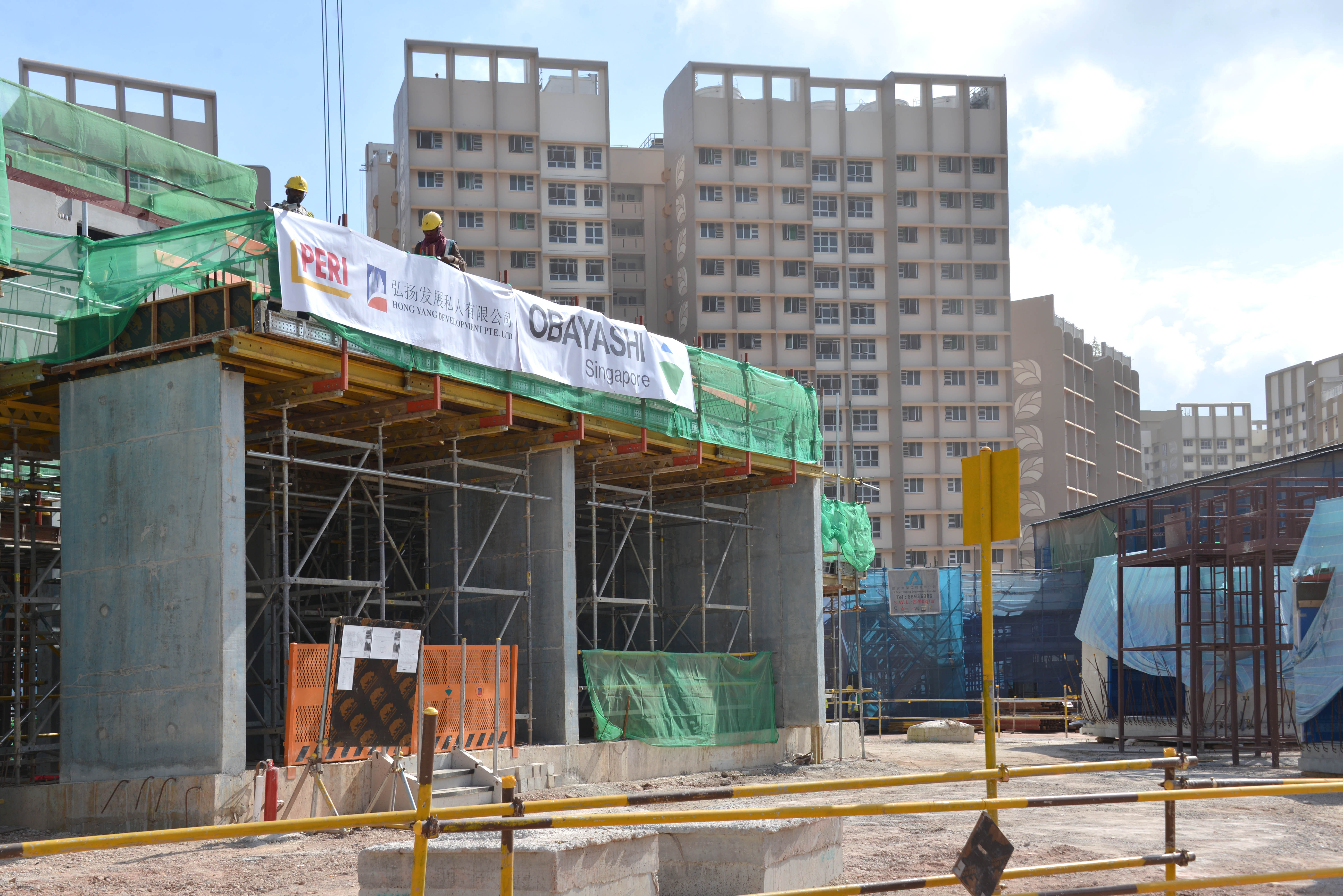 We are proud to have partnered with maincon, Obayashi Singapore and subcon, Hong Yang Development for this project 