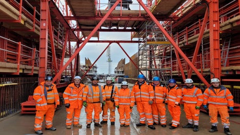 The carriages are designed to reduce material, manual labour and cranage as the main operations such as striking, positioning and travelling are completed hydraulically.