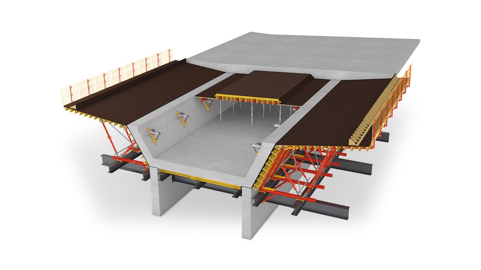 快速、可租赁的桥梁解决方案，顶级的操作过程，减少备货量