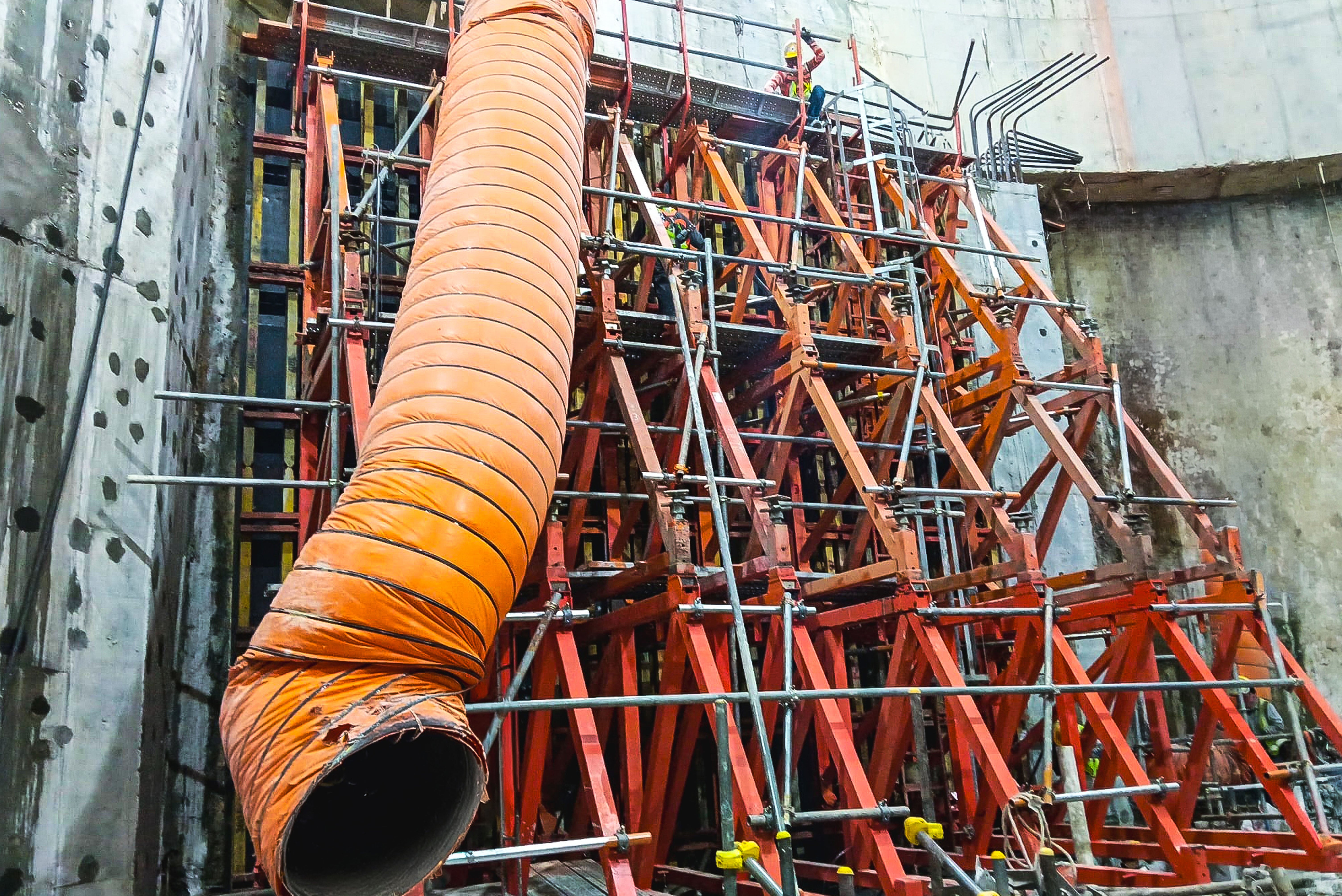 Wall casting height of 7.5 meters
