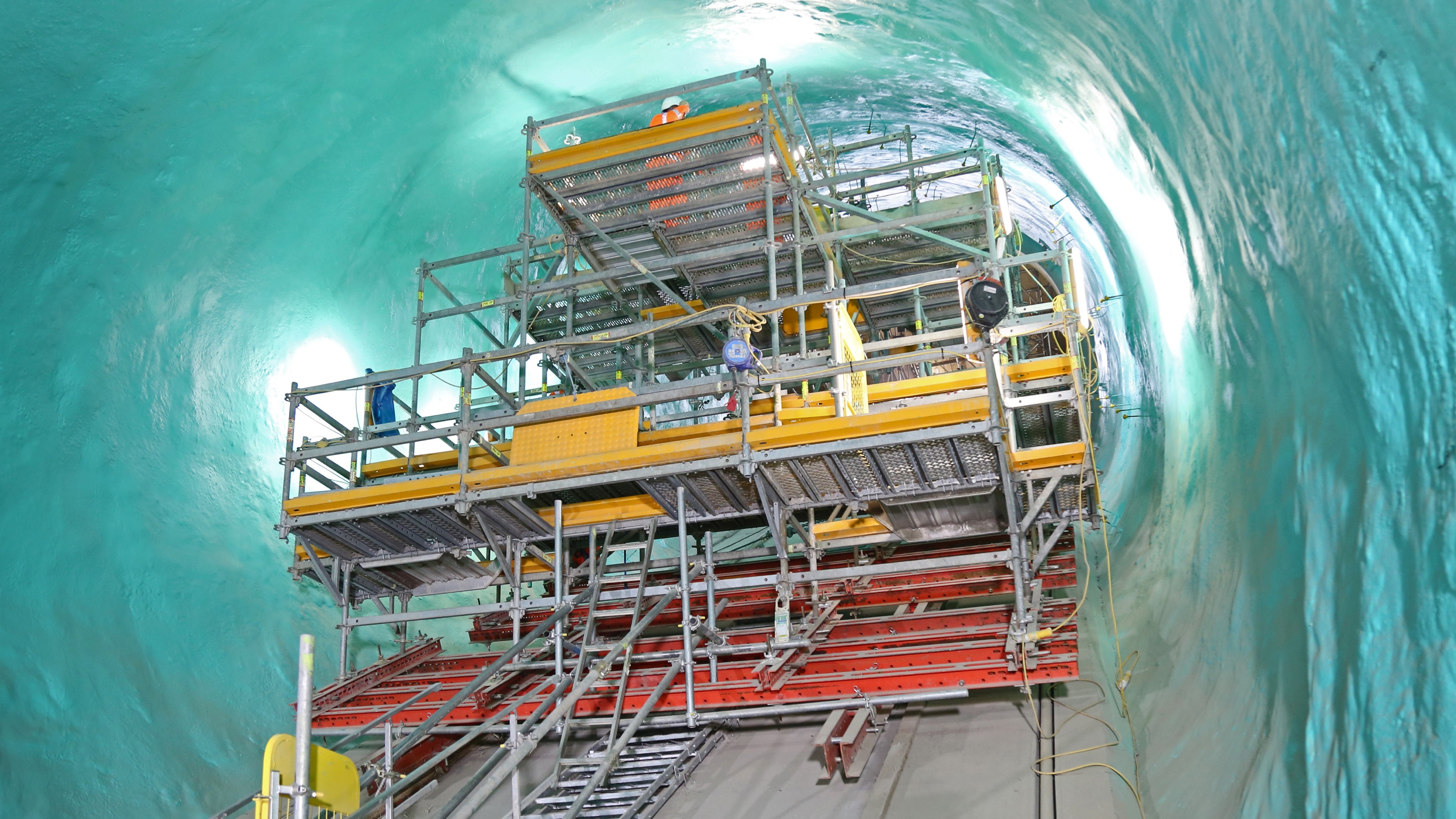 On the move in one of London Underground’s busiest stations.