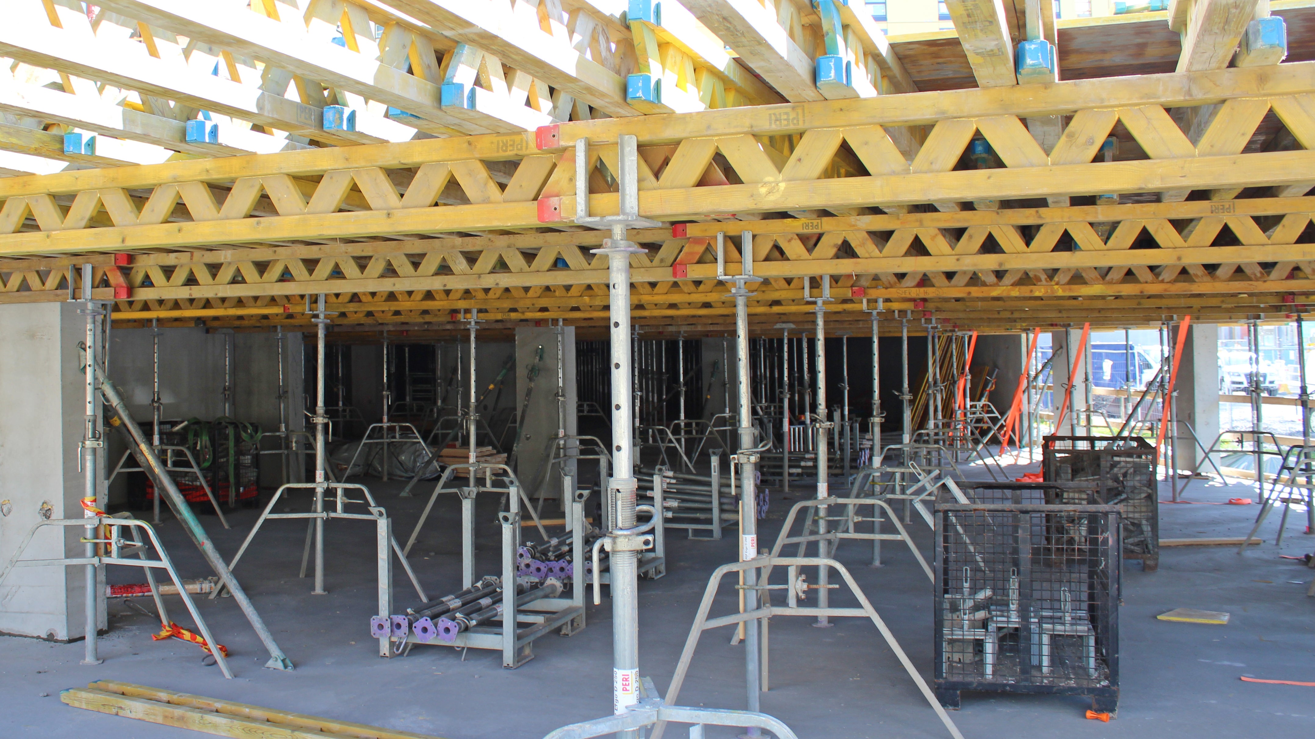 Delfiiniparkin holvit muotitettiin MULTIFLEX-järjestelmällä.