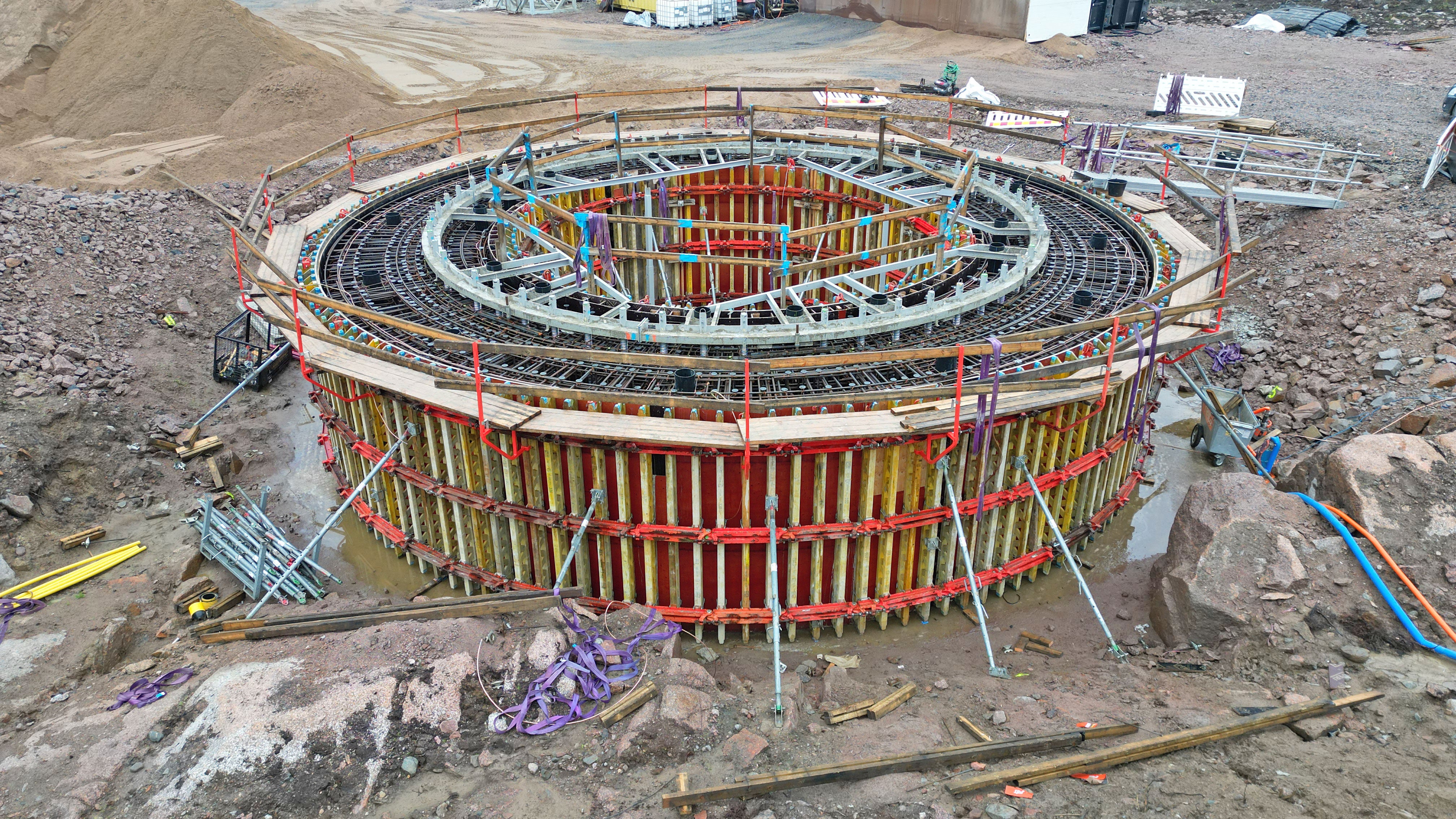 Tuulivoimaloiden perustukset, Oulainen