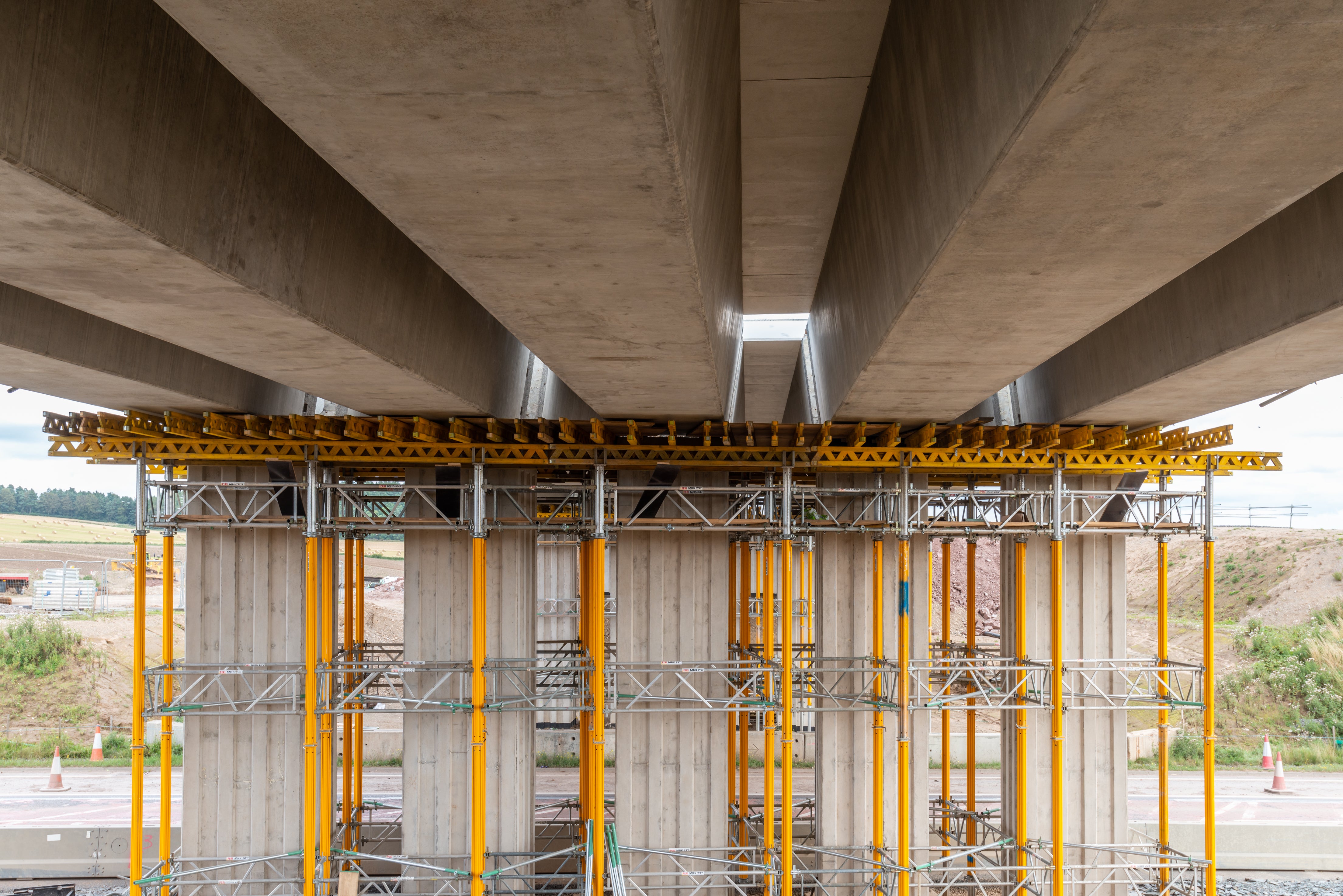 Efficient formwork and falsework for one of Scotland’s busiest roads.