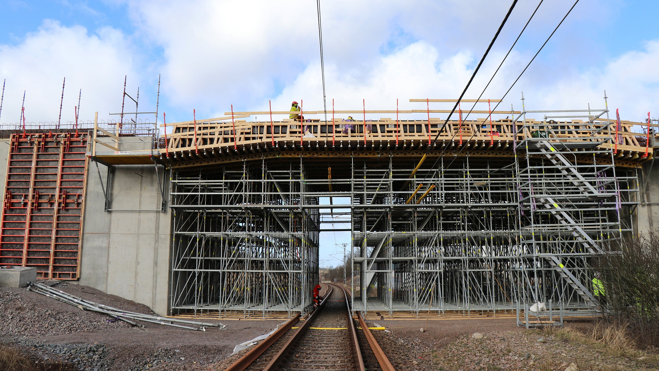 PERI UP Flex används vid brokonstruktion