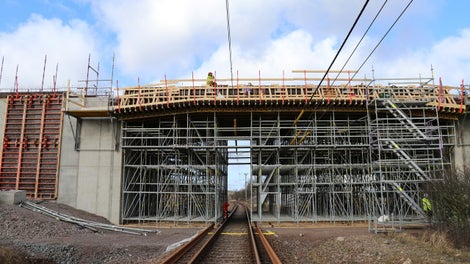 PERI UP Flex används vid brokonstruktion