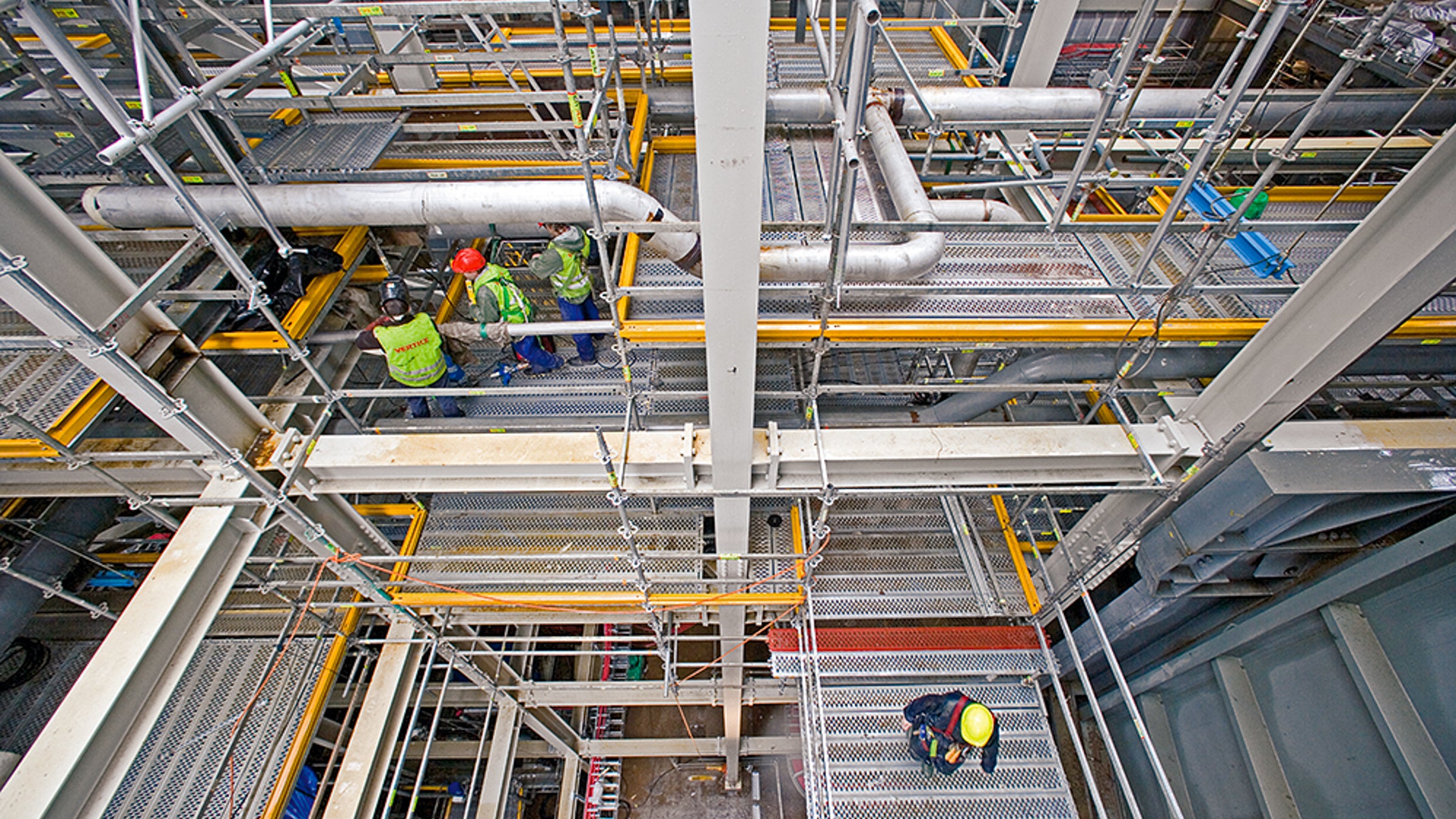 PERI UP Flex modulstillads, også anvendt i induestrien.