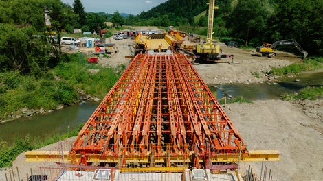 Most kolejowy w ciągu LK 104, Chabówka - Rabka Zdrój (km. 4+146 )<br/>