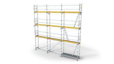 Safe and fast assembly due to ledger with Gravity Lock.<br/>