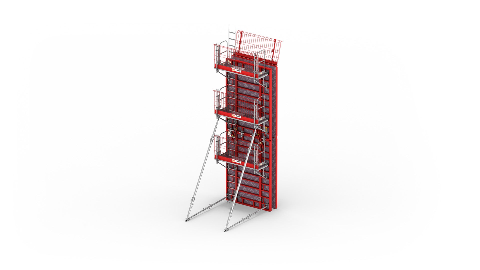 Die modular aufgebaute MXK ist eine sichere Arbeitsbühnenlösung mit leichten Konsolen <br/>
