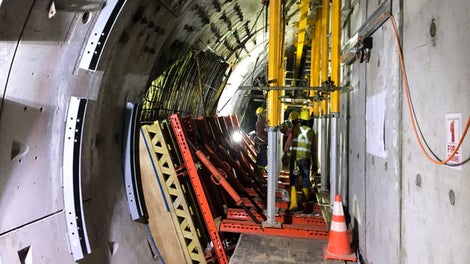 Both VARIO GT 24 Girder Wall Formwork &amp; MULTIPROP are used in this project.