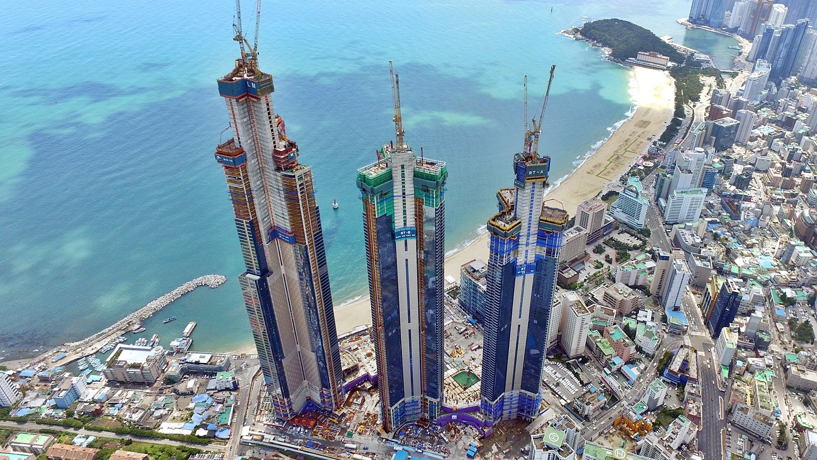 해운대 엘시티 복합개발사업, 해운대구, 부산시 (2018.05)