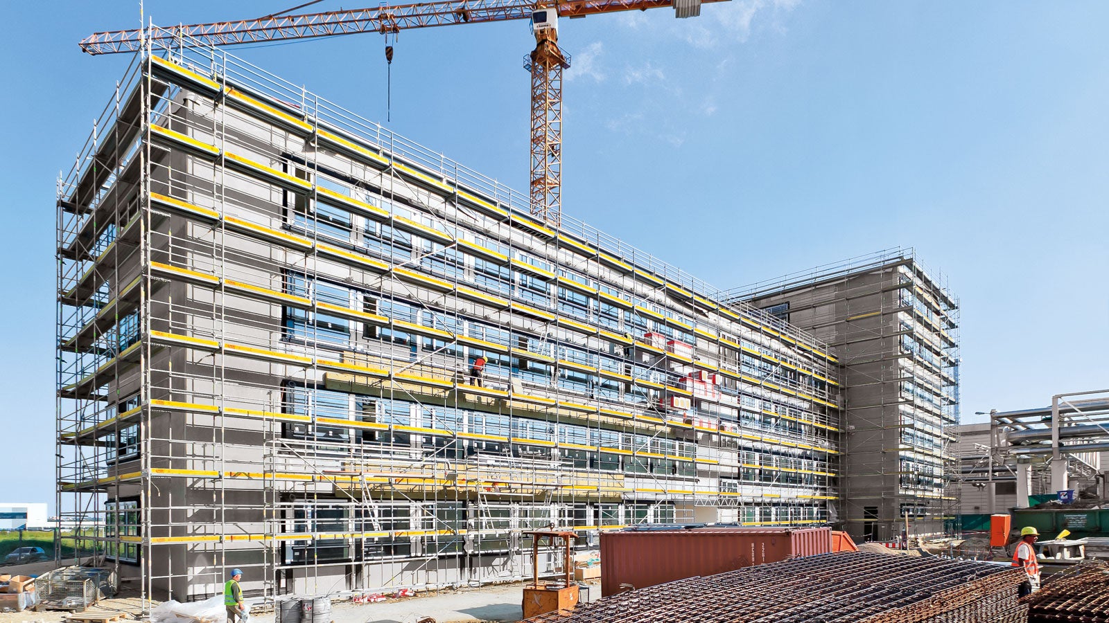 Application example: job site in Ingolstadt, Germany.<br/>