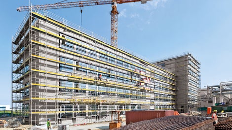 Application example: job site in Ingolstadt, Germany.<br/>