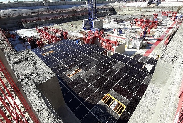 Le système SKYMAX pour la réalisation de l’Ecole de Design de Nantes : idéal pour les grandes surfaces à coffrer.