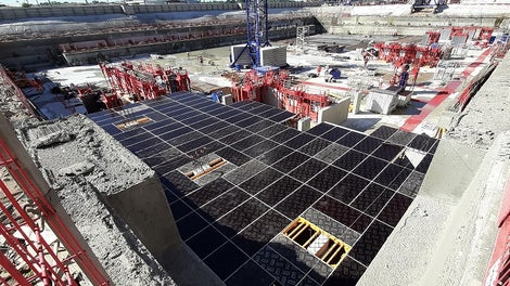Le système SKYMAX pour la réalisation de l’Ecole de Design de Nantes : idéal pour les grandes surfaces à coffrer.
