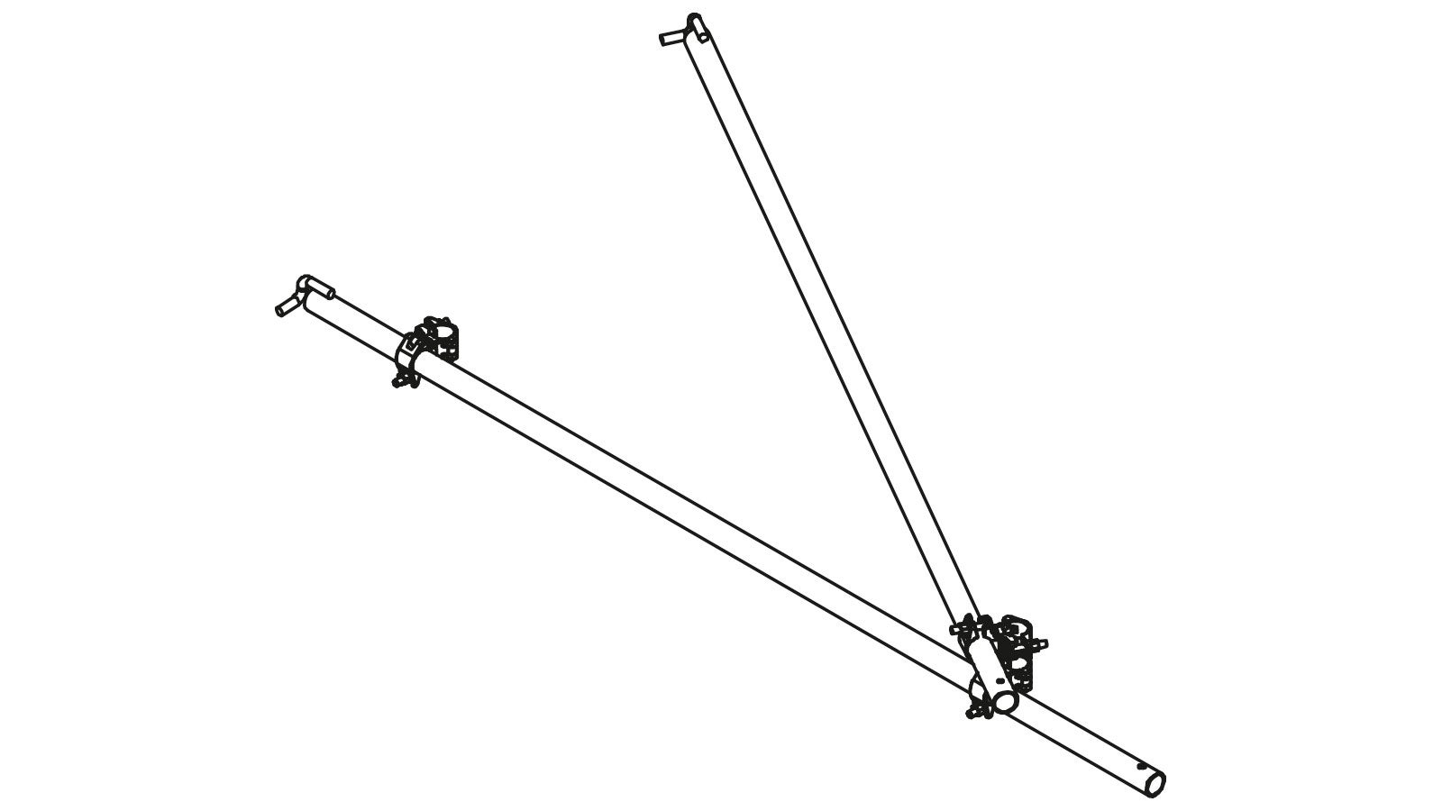 Dreiecksanker an Innen- und Außenstiel