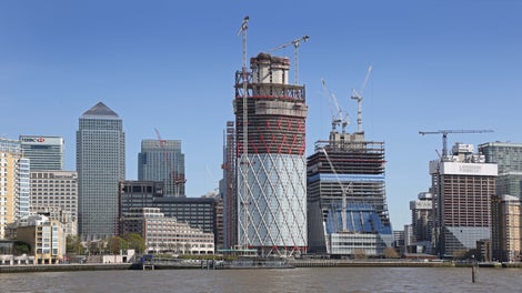 Canary Wharf's first high-rise residential building