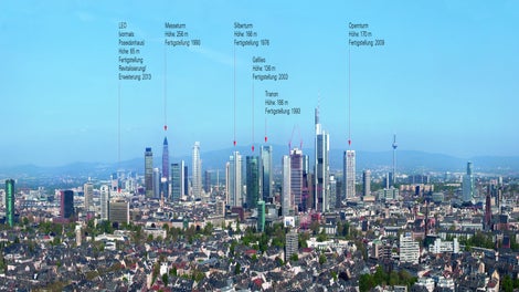 Six of the 18 high-rise buildings which could be vistied during the festival were realized with the help of comprehensive formwork and scaffolding solutions from PERI.