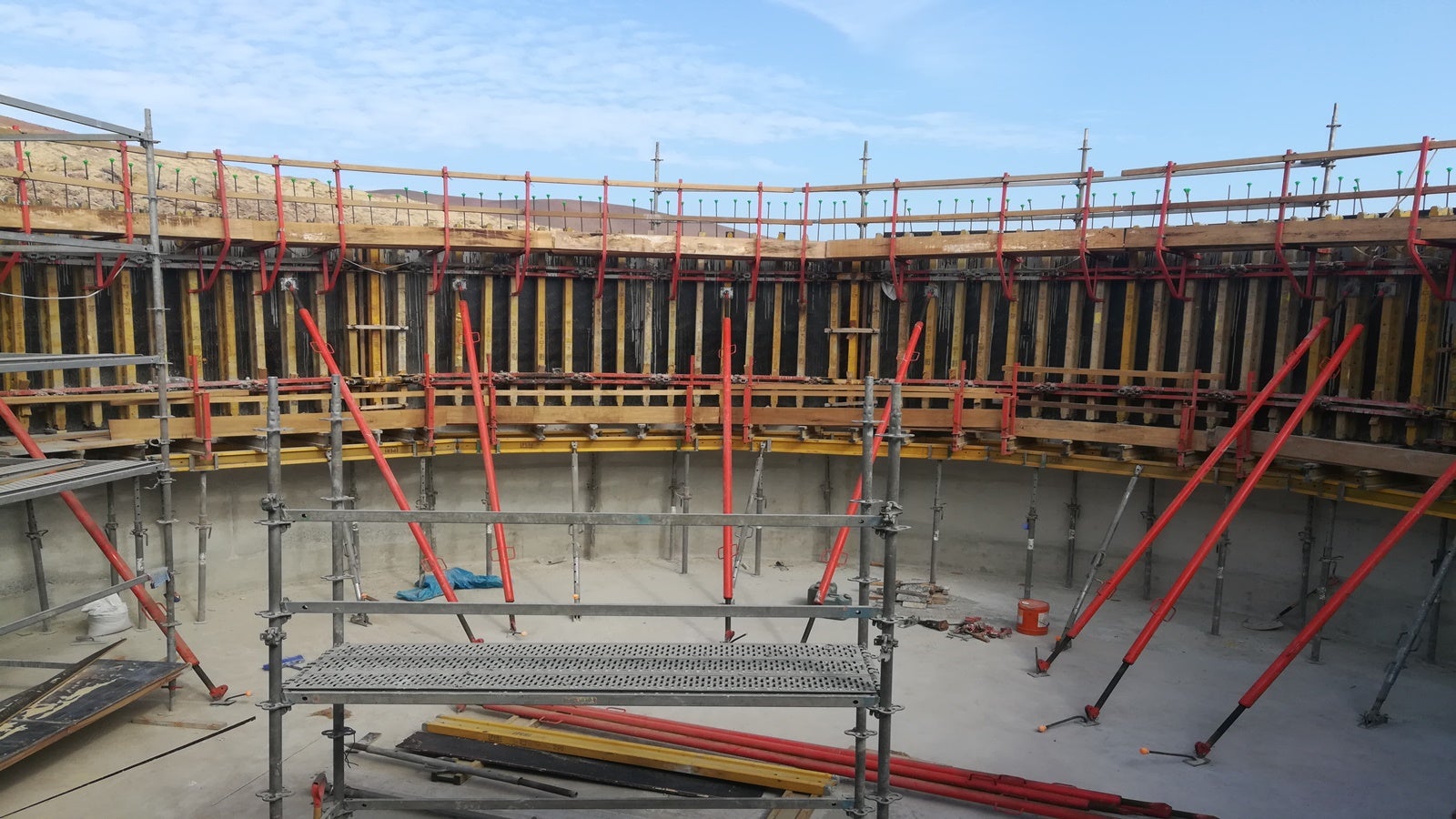 Estructura redonda con GRV