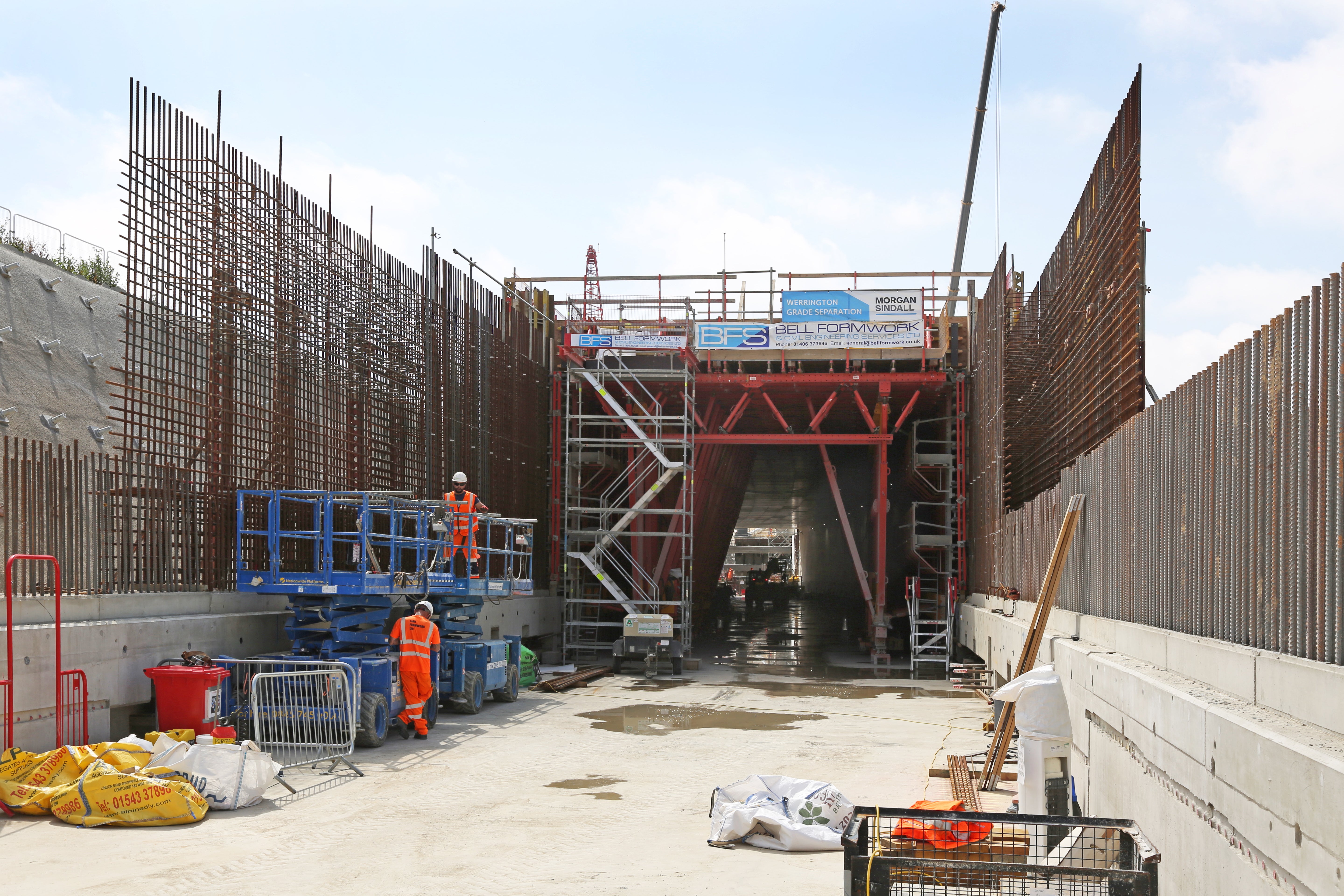 The Werrington Grade Separation scheme will make way for a new diveunder railway line.