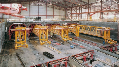 A 4-km-long tunnel as part of a motorway and railway connection between Denmark and Sweden with a bridge, tunnel and an artificial island in the transition section. The tunnel consists of 20 tunnel elements which are each 176 m long and 42 m wide in eight single segments.
