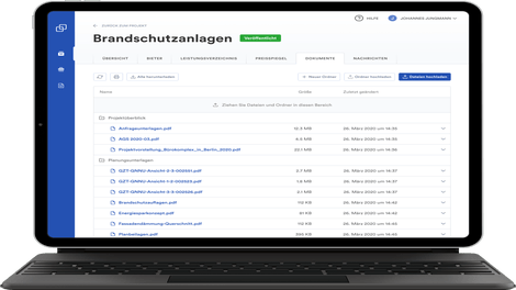 Dokumente mit Nachunternehmern teilen