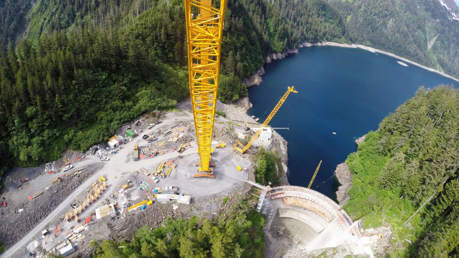 The remoteness of the jobsite in Sitka, Alaska presented additional challenges in planning and logistics support