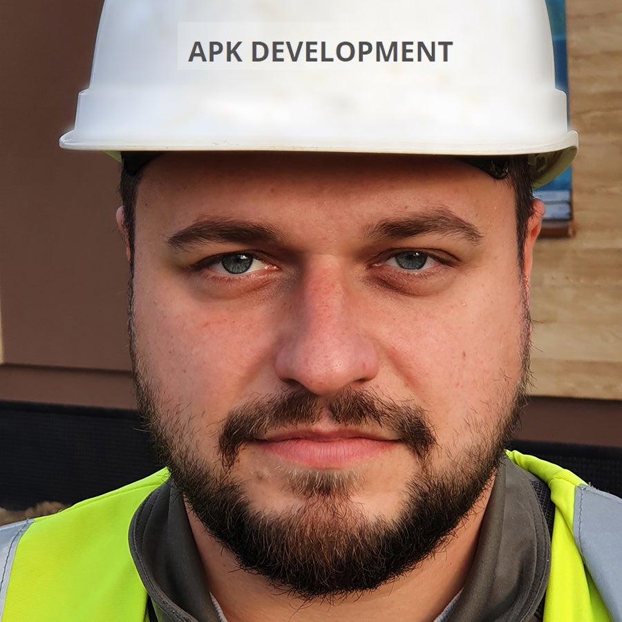 Maciej Bogdan, kierownik budowy, firma APK Development