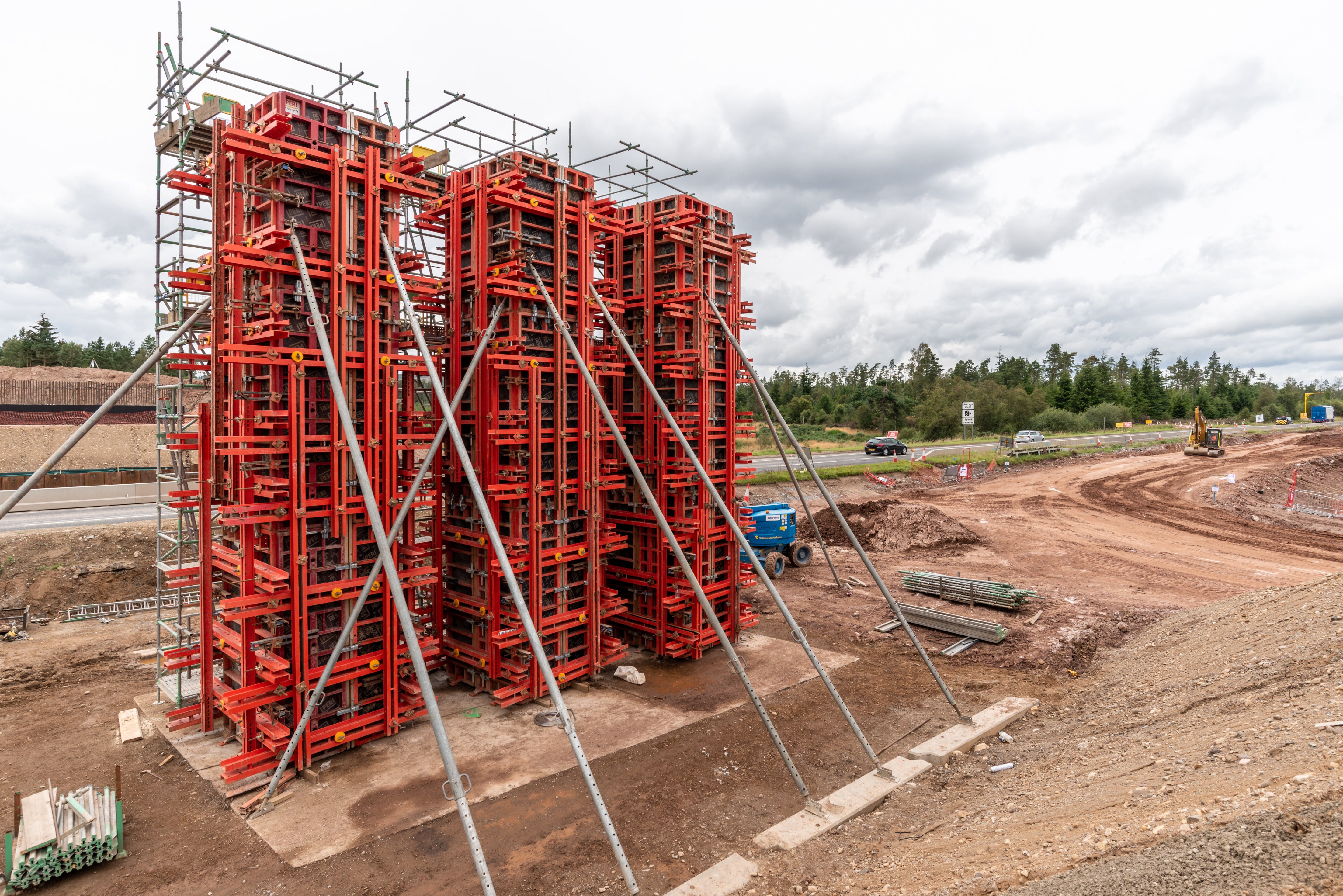 Efficient formwork and falsework for one of Scotland’s busiest roads.