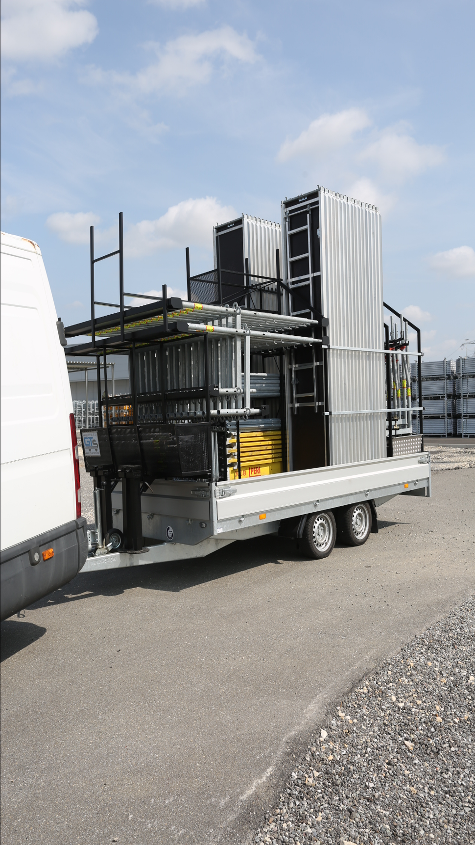 所有组件能够分类存放，并在运输过程中提供材料的安全固定，不需要额外的捆绑<br/>