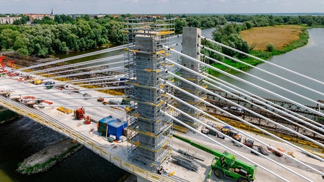 Most przez Wartę, Kostrzyn nad Odrą