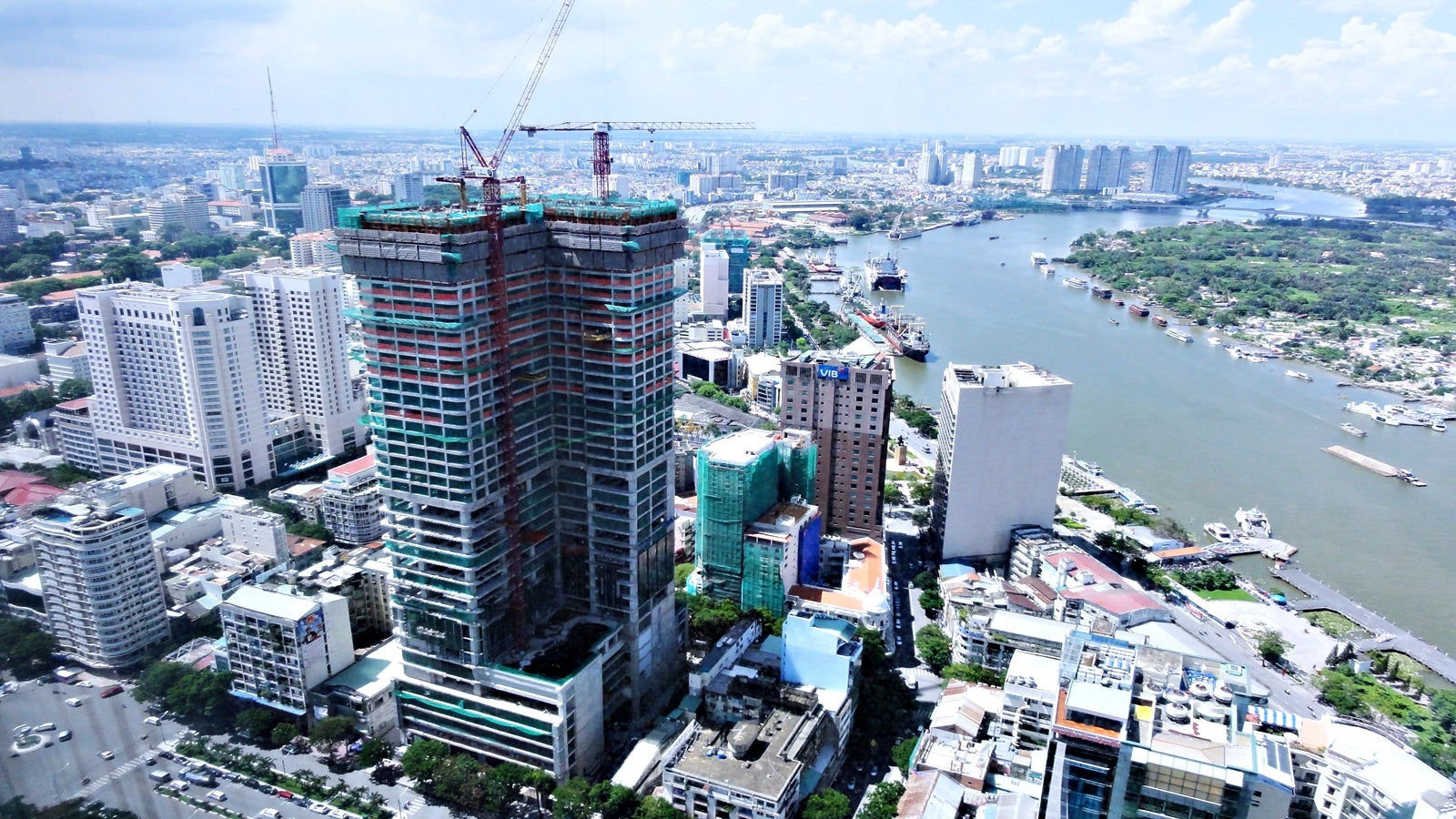 One of ten highest buildings in Vietnam, locating in Ho Chi Minh City Centre - District 1