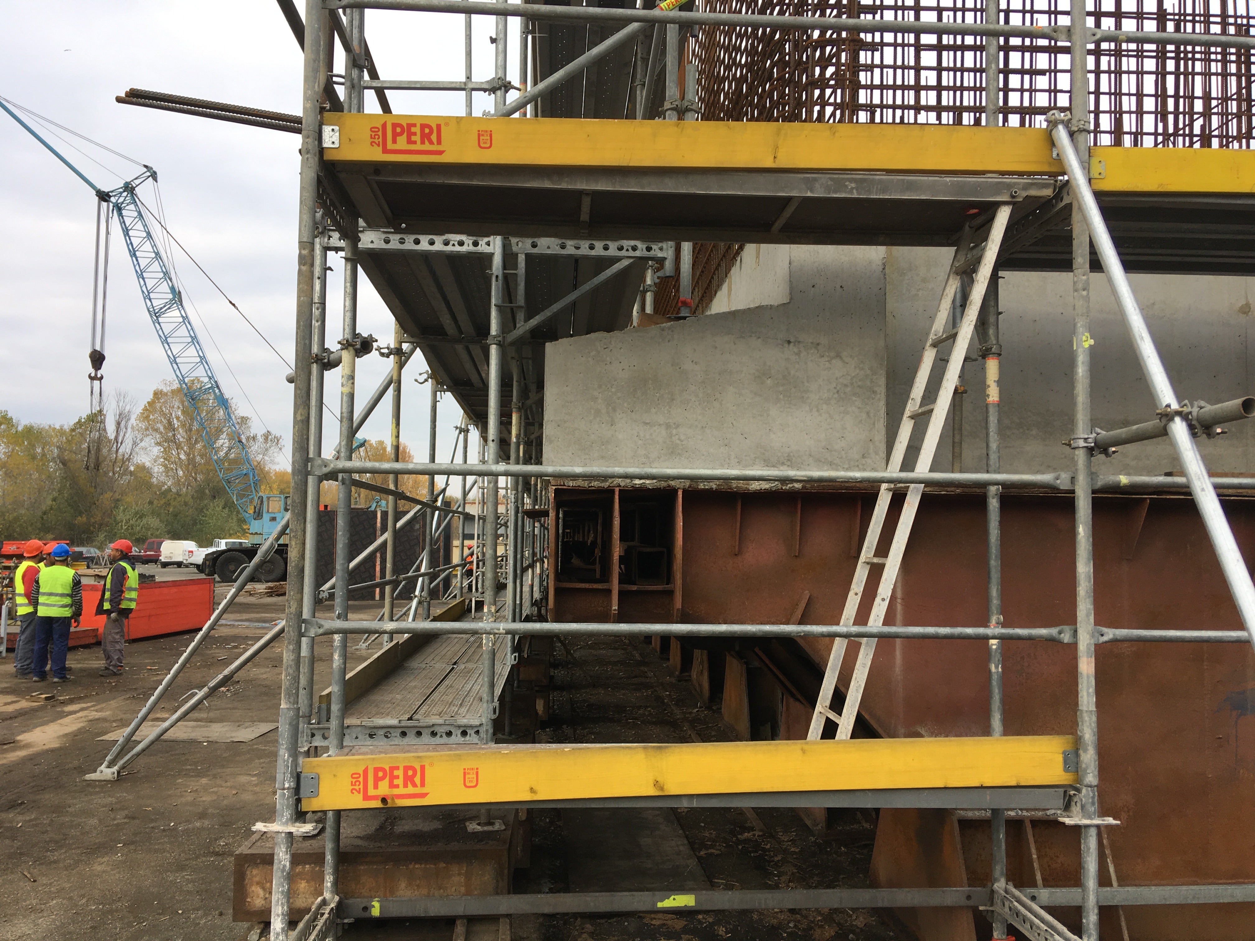 Изграждане на кесони, Терминал 2А, порт Бургас