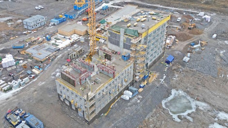 Pukkilan kerrostalot rakentuvat uudelle asuinalueelle Turkuun.