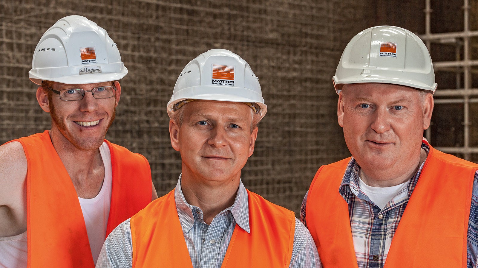 Statement von Stefan Heyen, Frank Papajewski und Malcolm Robinson: Alles funktioniert einwandfrei – das PERI Konzept ist durchdacht und lässt sich auf der Baustelle problemlos umsetzen.<br/>